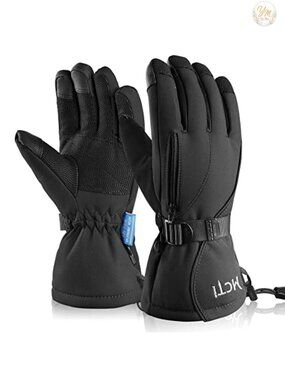 Men's Waterproof Ski Gloves Winter Snowboard Warm Insulated TPU